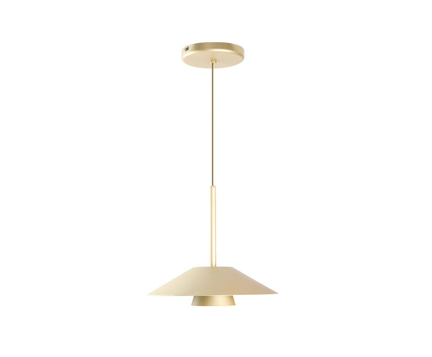 Pendente Llio Bivolt - Champagne image number 1
