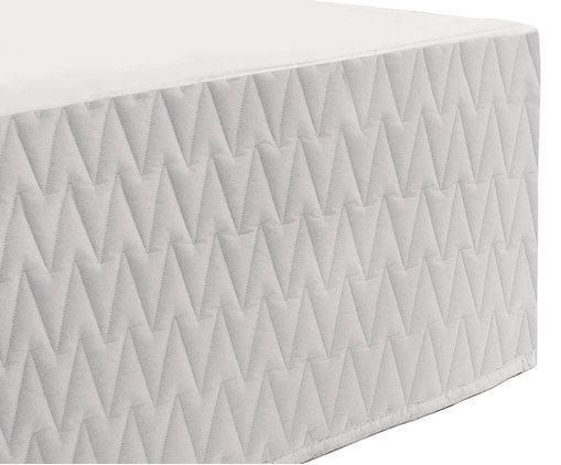 Saia para Cama Box Matel Branca 200 Fios - image 0