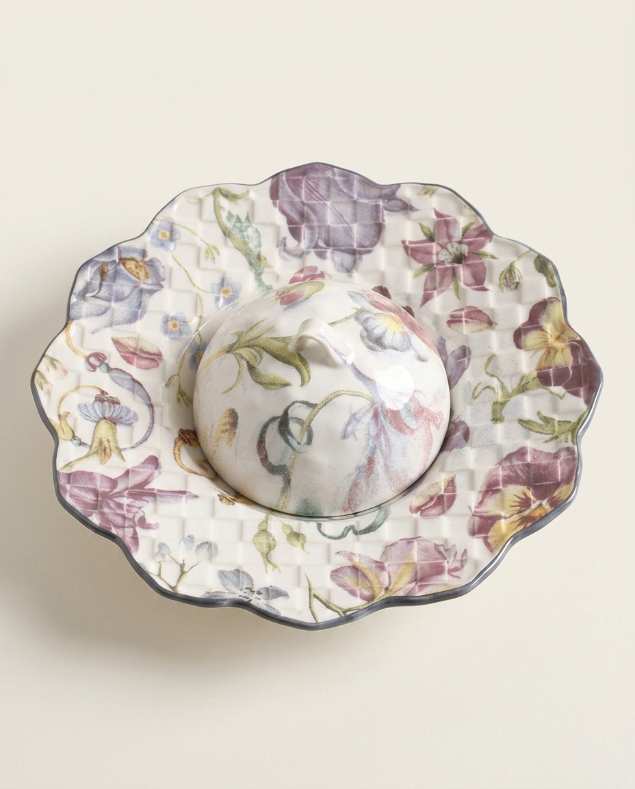 Prato de Risoto Romantic Flowers - image 1