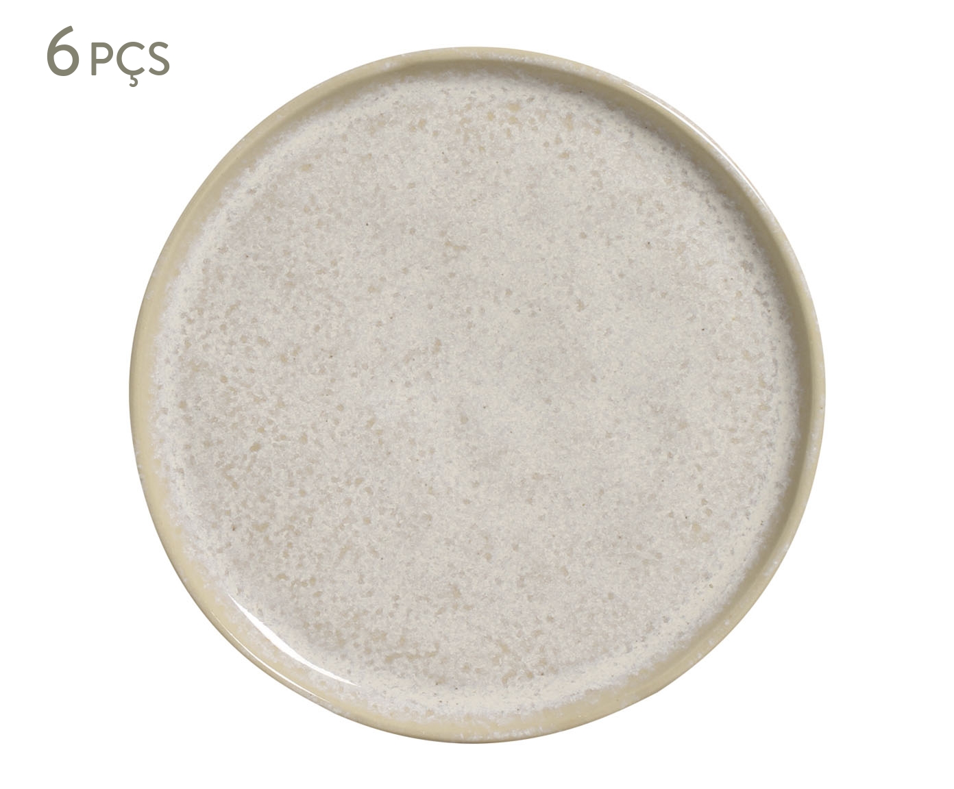 Jogo de Pratos para P&atilde;o Bio Latte Cru - image 0