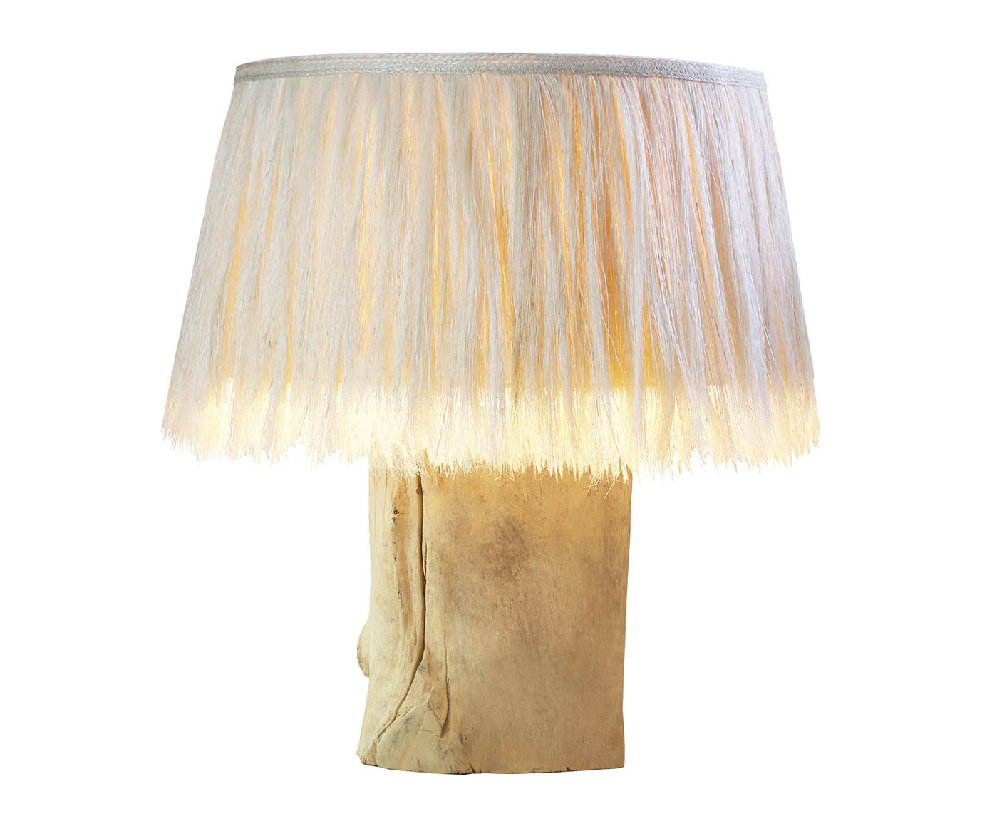 Lumin&aacute;ria de Mesa Grande Trunk Natural Bivolt image number 0