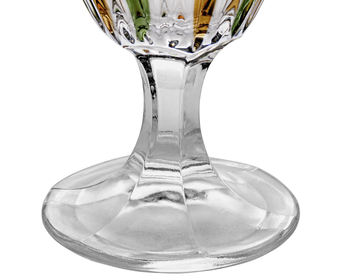 Ta&ccedil;a para &Aacute;gua de Cristal Ecol&oacute;gico Palm Tree Handpaint image number 1