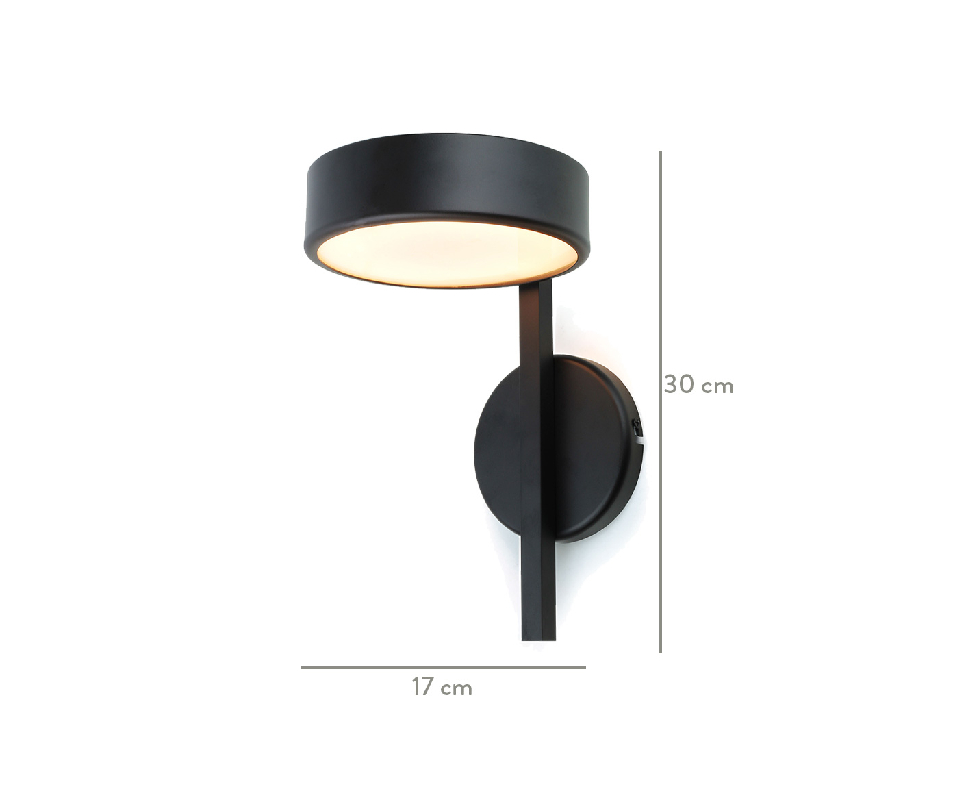 Arandela de Led 8W Carissa Preto - Bivolt image number 2