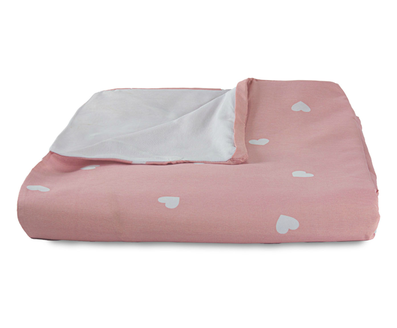 Capa de Edredom Duvet Essencialle Cora&ccedil;&otilde;es Branco image number 1