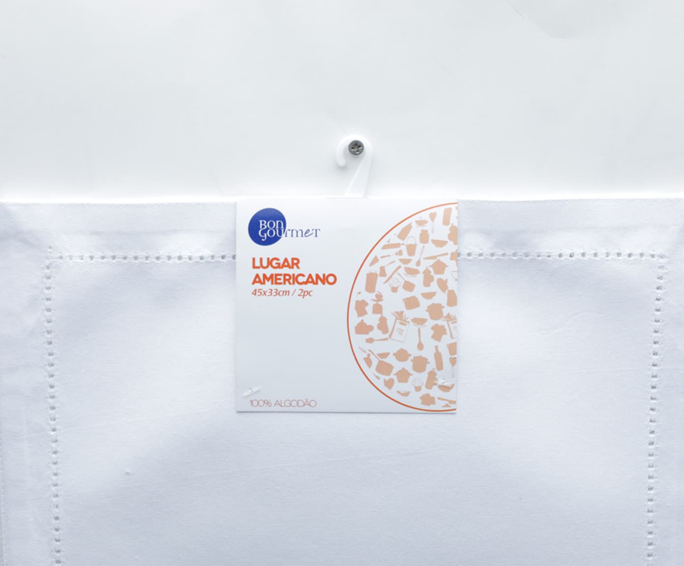 Jogo Americano Ajour Branco image number 2
