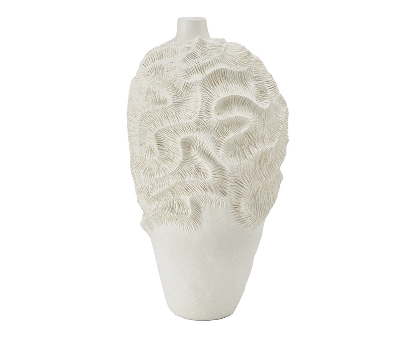 Vaso Decorativo Corallo Branco M&eacute;dio image number 0