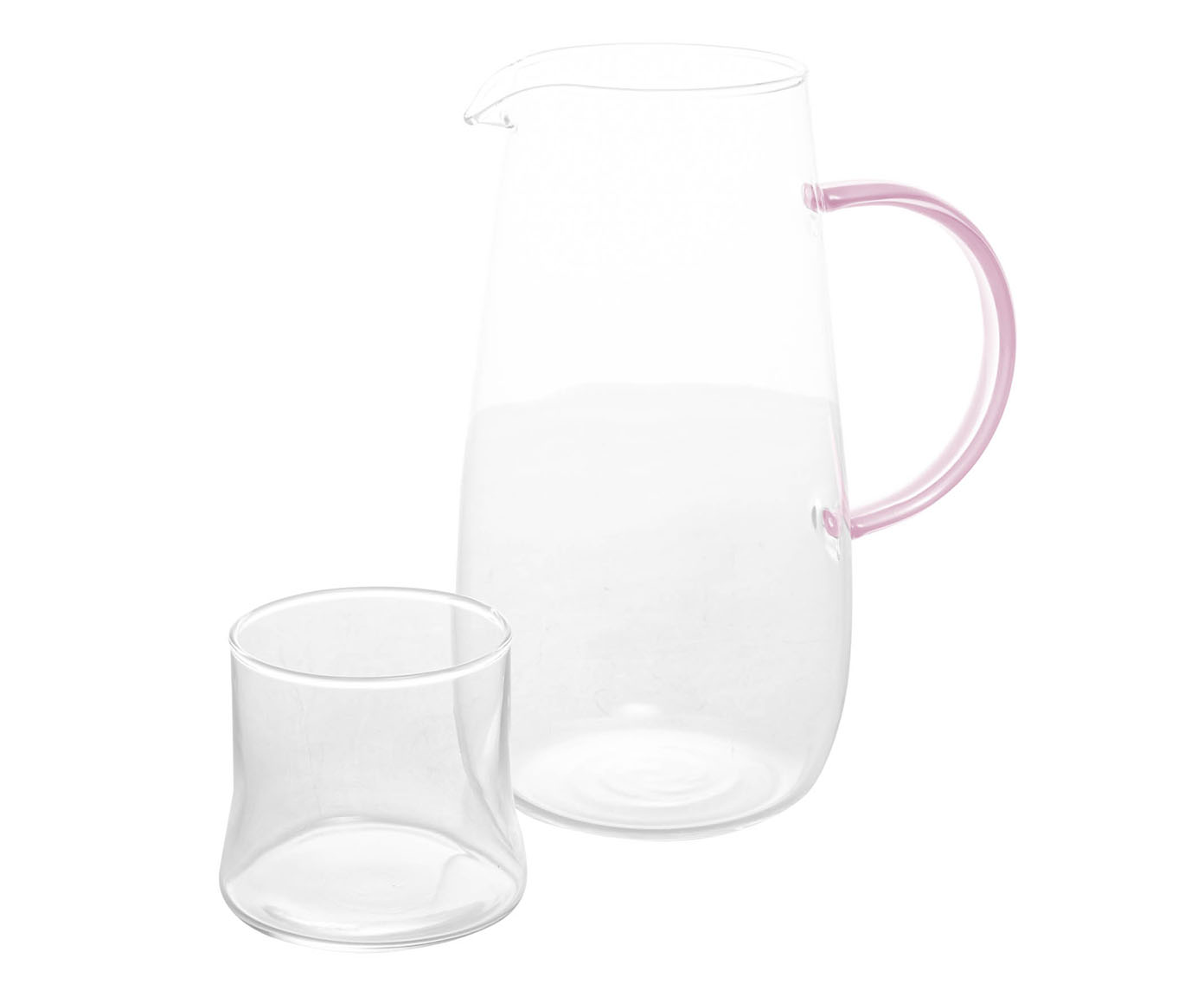 Jarra com Al&ccedil;a e Copo Fun Rosa - image 0