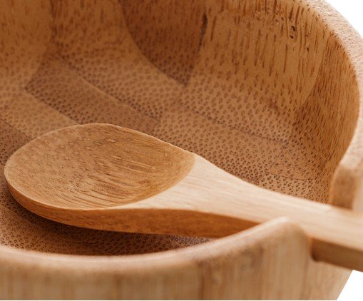 A&ccedil;ucareiro em Bambu com Colher Verona Natural image number 2