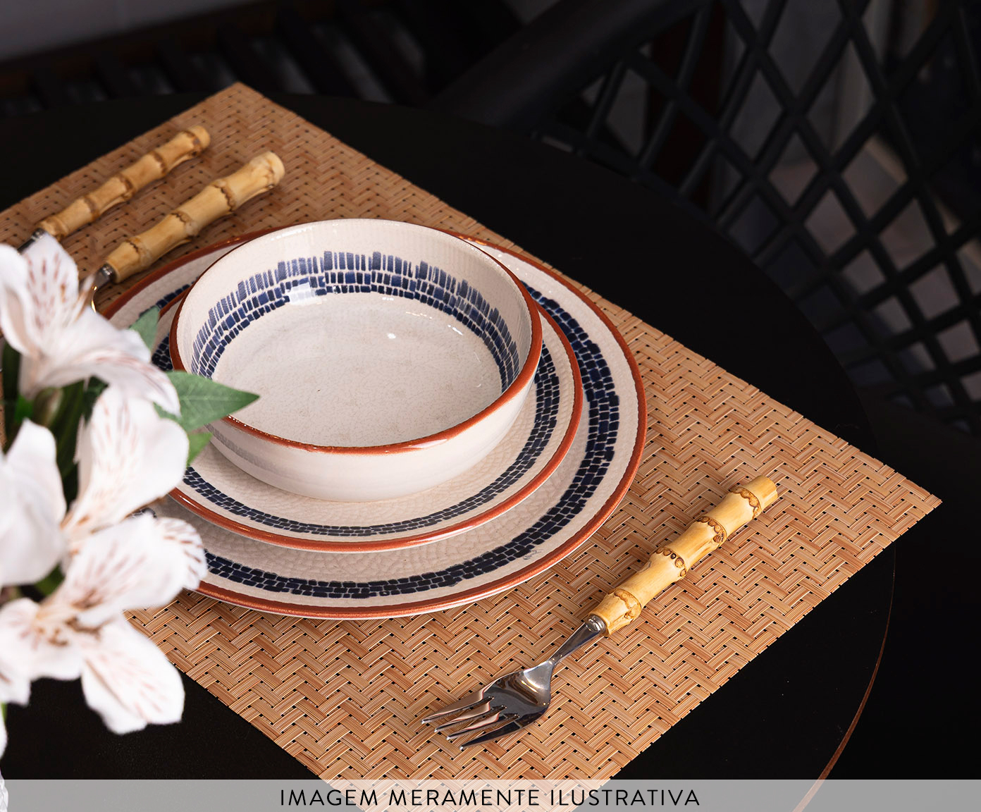 Lugar Americano Weave Natural image number 3