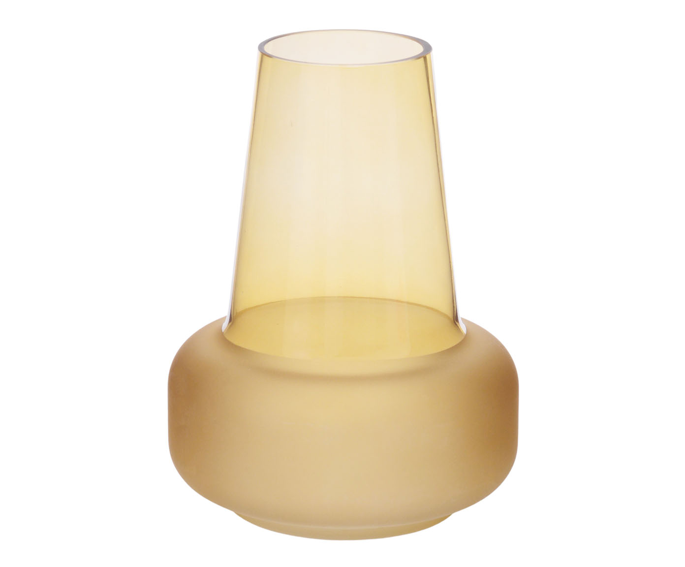 Vaso Frosted Amarelo image number 0