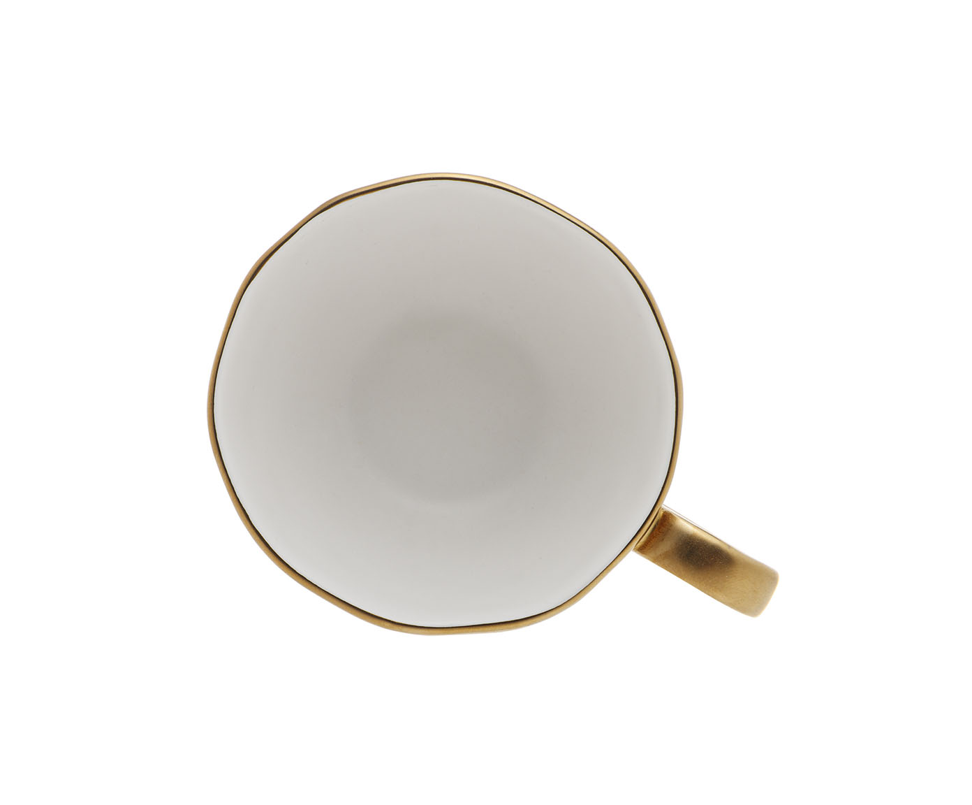 X&iacute;cara para Caf&eacute; Dubai Branco e Dourado image number 4