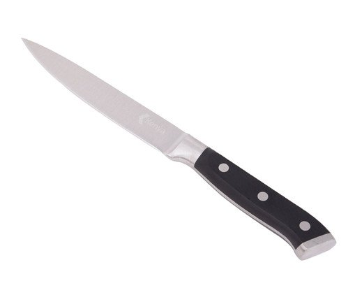 Faca Utilit&aacute;ria em Inox Jessy - Preta - image 0