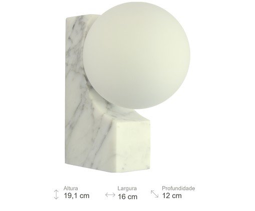 Arandela Pittore Branco image number 4