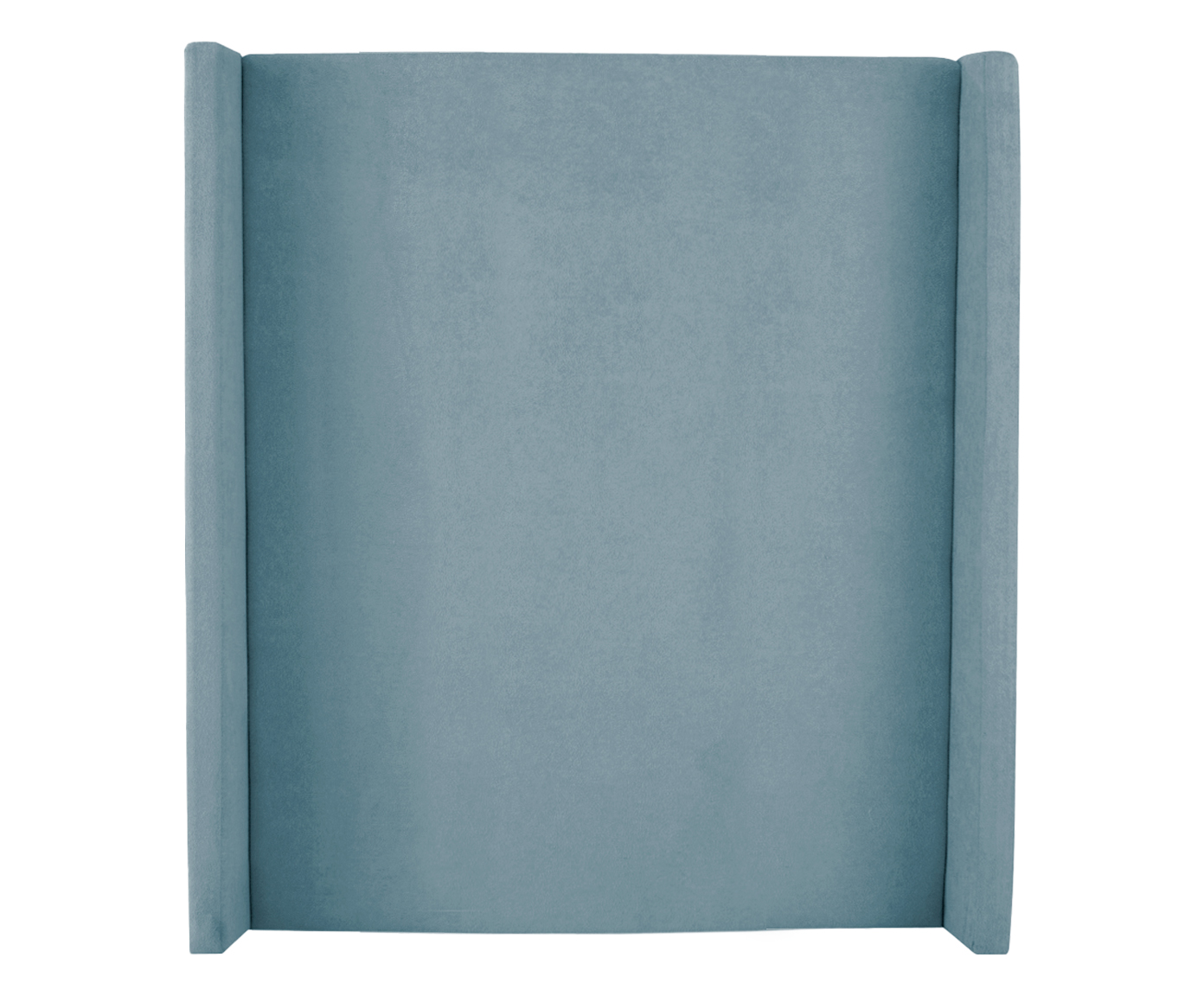 Cabeceira em Boucle Aveludado Classic Azul image number 0