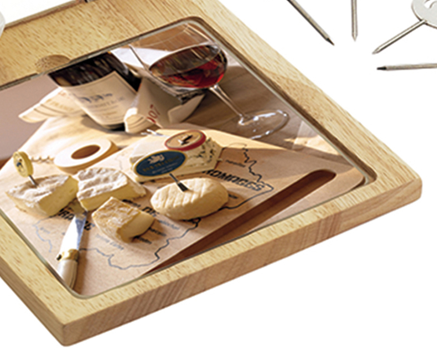 Jogo para Queijo em Inox Nantes - image 1