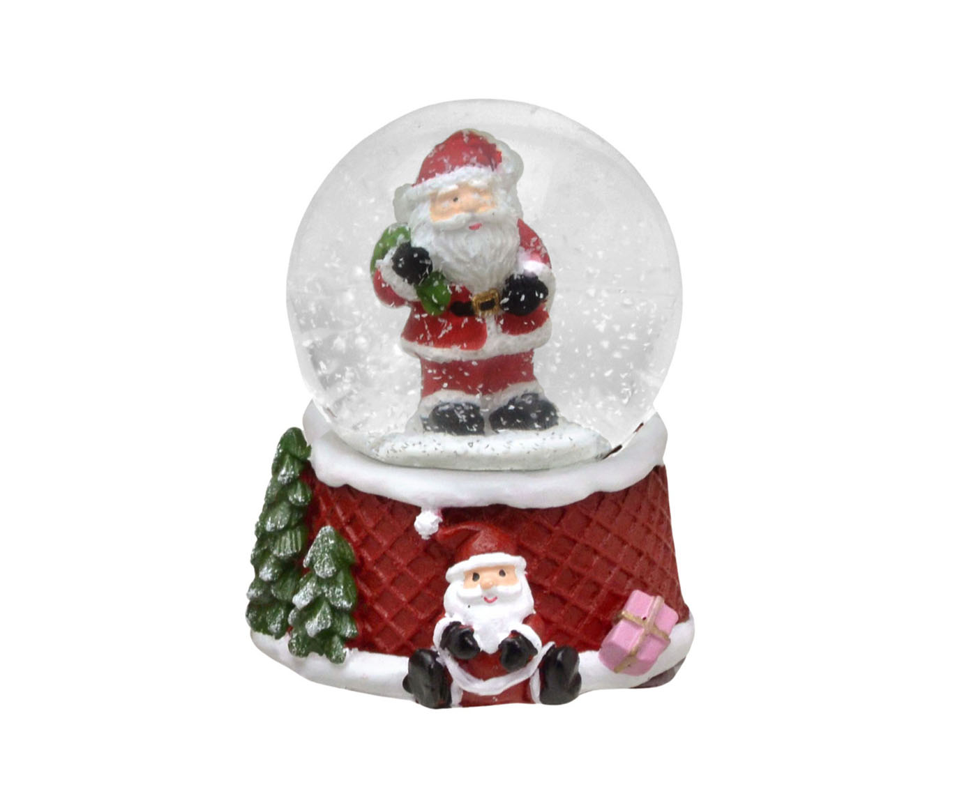 Globo de Neve Cute Papai Noel image number 0