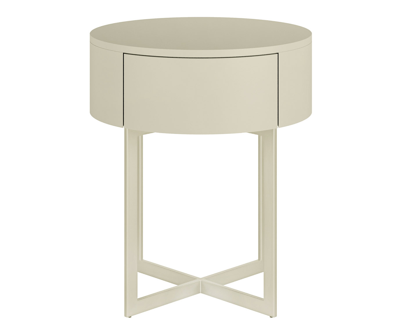 Mesa de Cabeceira Redonda Pecci Frap&ecirc; - image 0