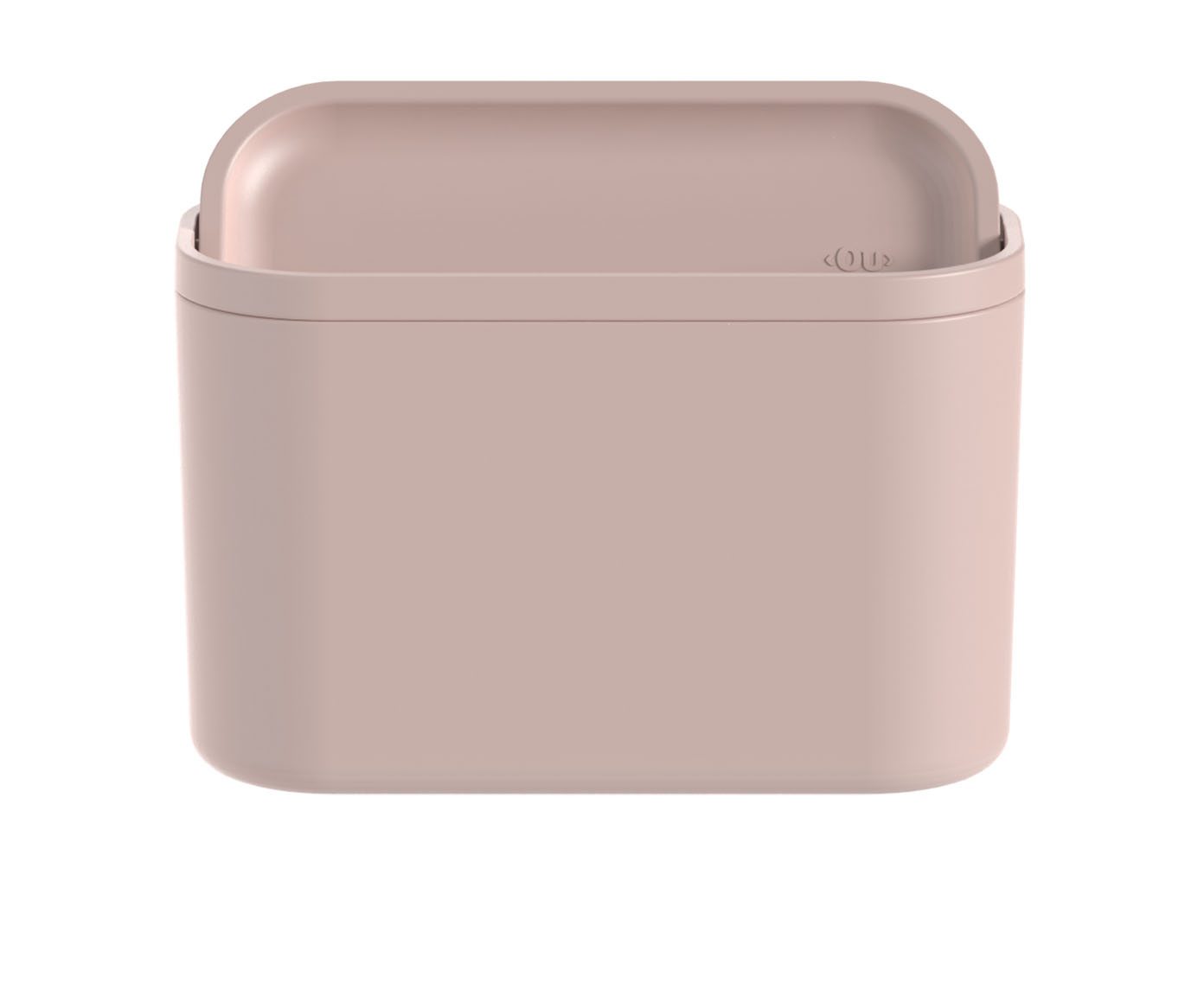 Lixeira de Bancada Basculante Bold Rosa - 1L image number 1