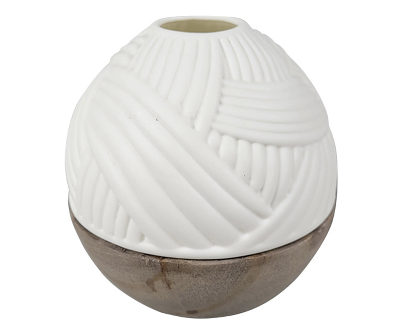 Vaso Decorativo Pianta Branco M&eacute;dio image number 0