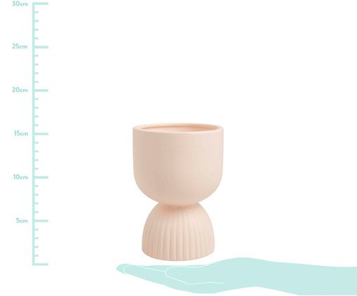 Vaso em Cer&acirc;mica Carin - Bege image number 1