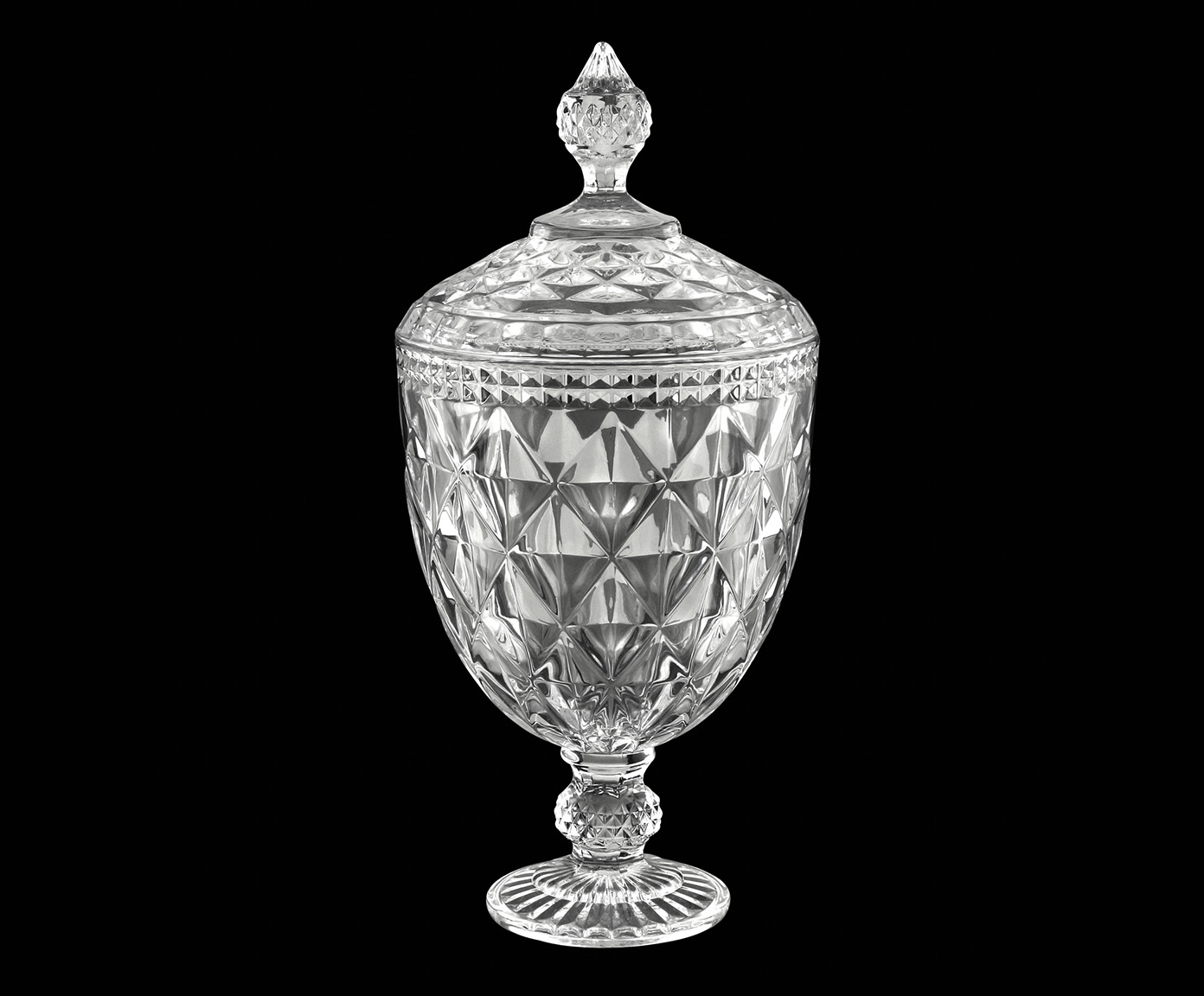 Bomboniere em Cristal Diamond Transparente image number 4