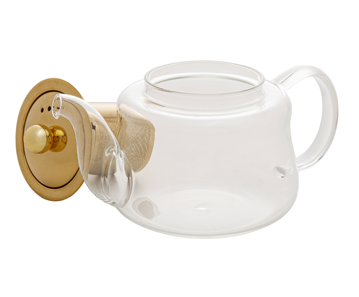 Chaleira com Infusor em Inox Aylena Dourada image number 4