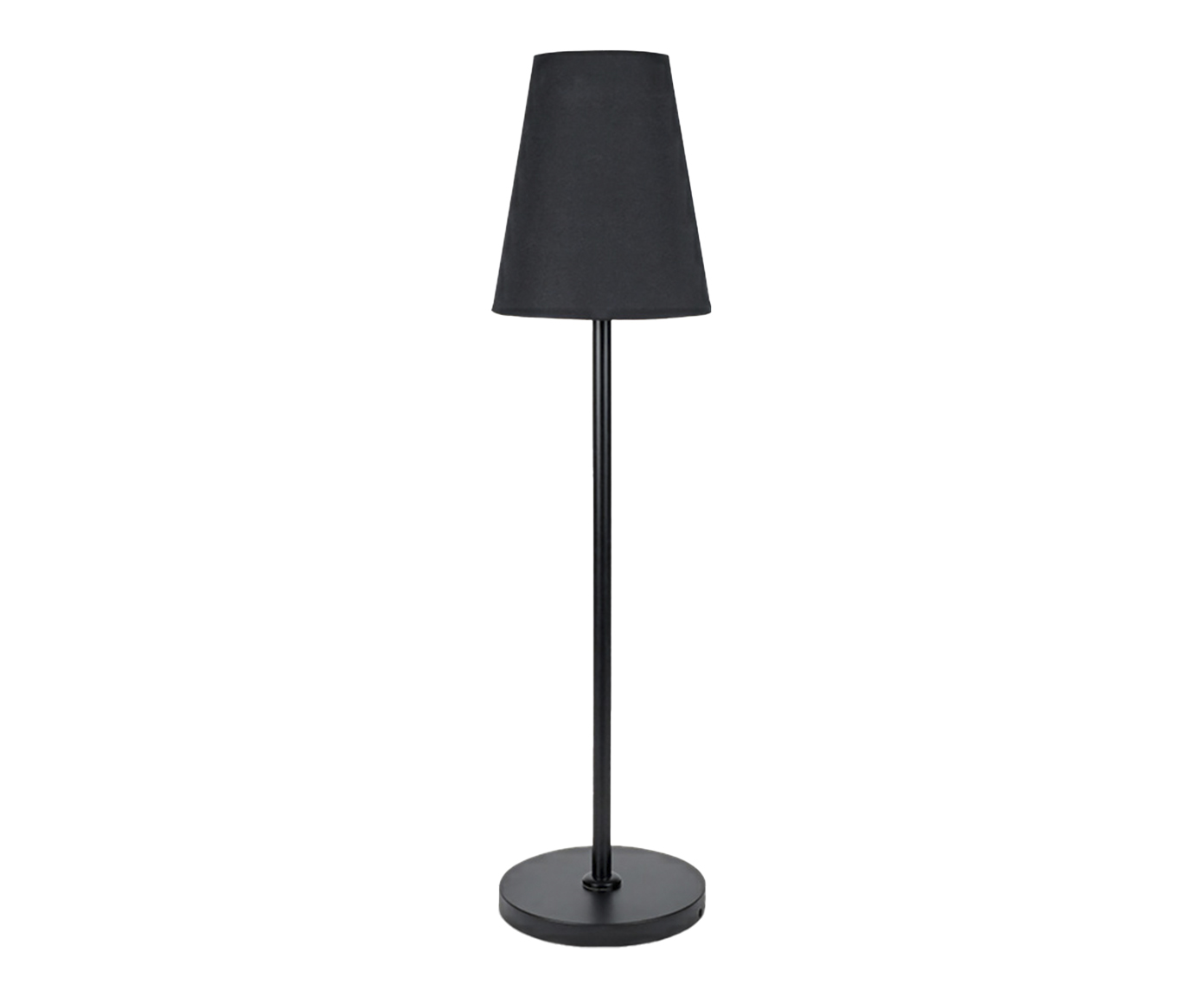 Abajur Preto C&uacute;pula Cone Preto - image 0