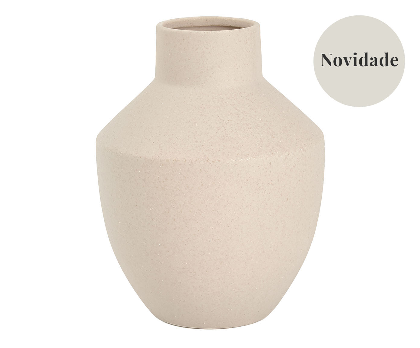 Vaso em Cer&acirc;mica Rationnel Menor Bege image number 0