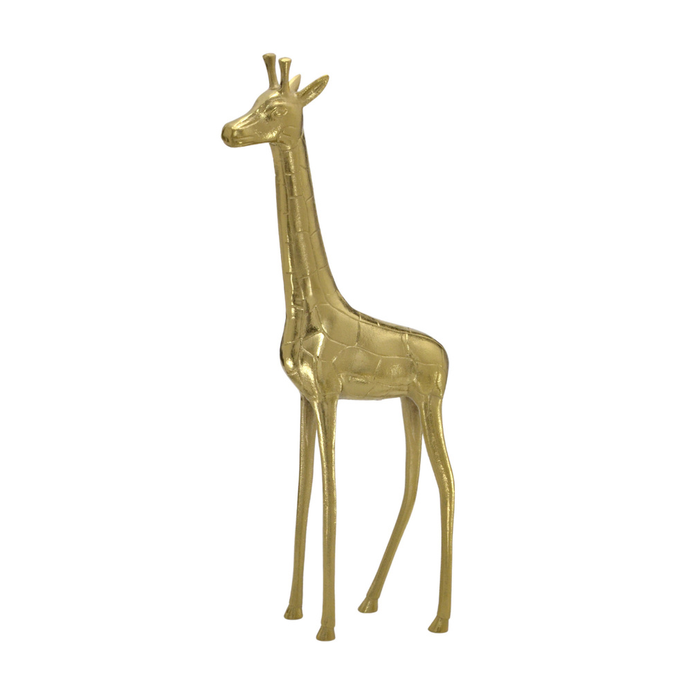Girafa Decorativo Dourado image number 0