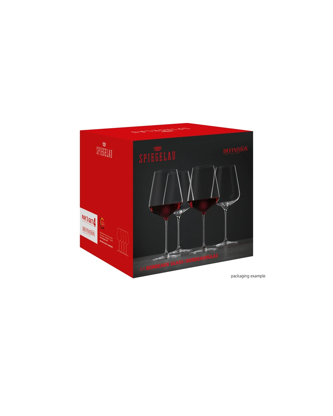 Jogo de Ta&ccedil;as para Vinho Definition Bordeaux image number 3
