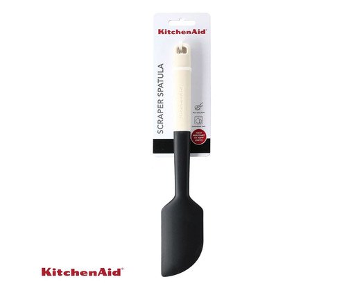 Esp&aacute;tula Cl&aacute;ssica em Silicone Kitchenaid Branco image number 4