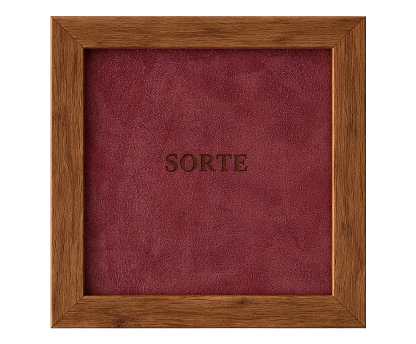 Quadro "Sorte" Camur&ccedil;a Vinho - image 0