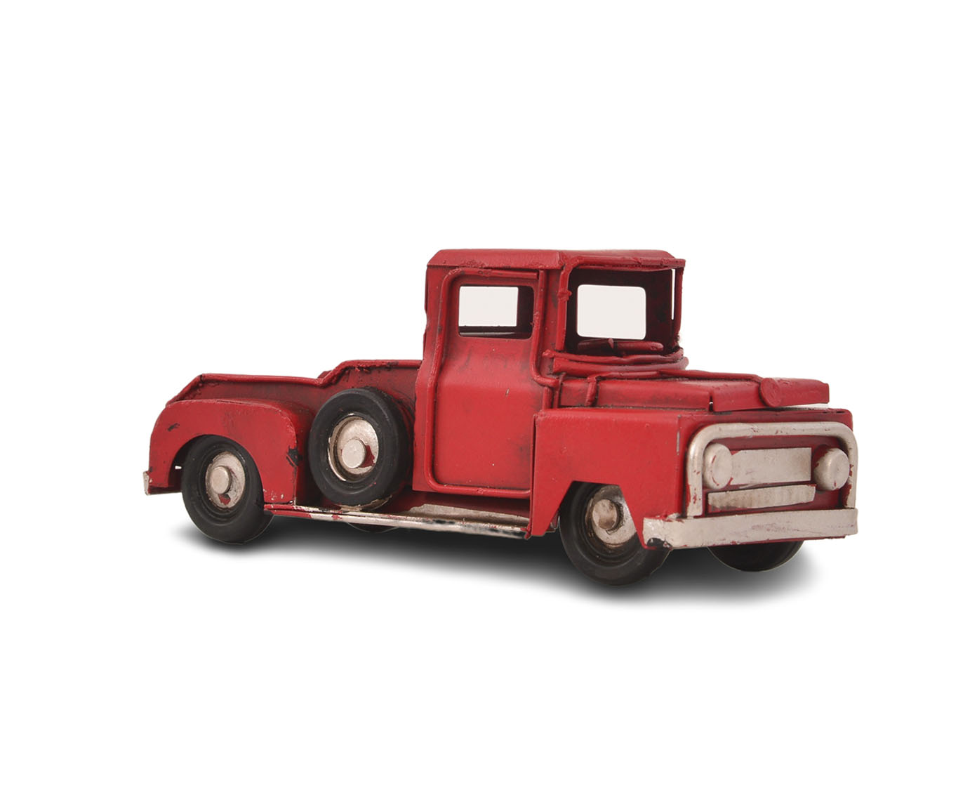 Carro Pickup Retr&ocirc; Vermelho image number 3