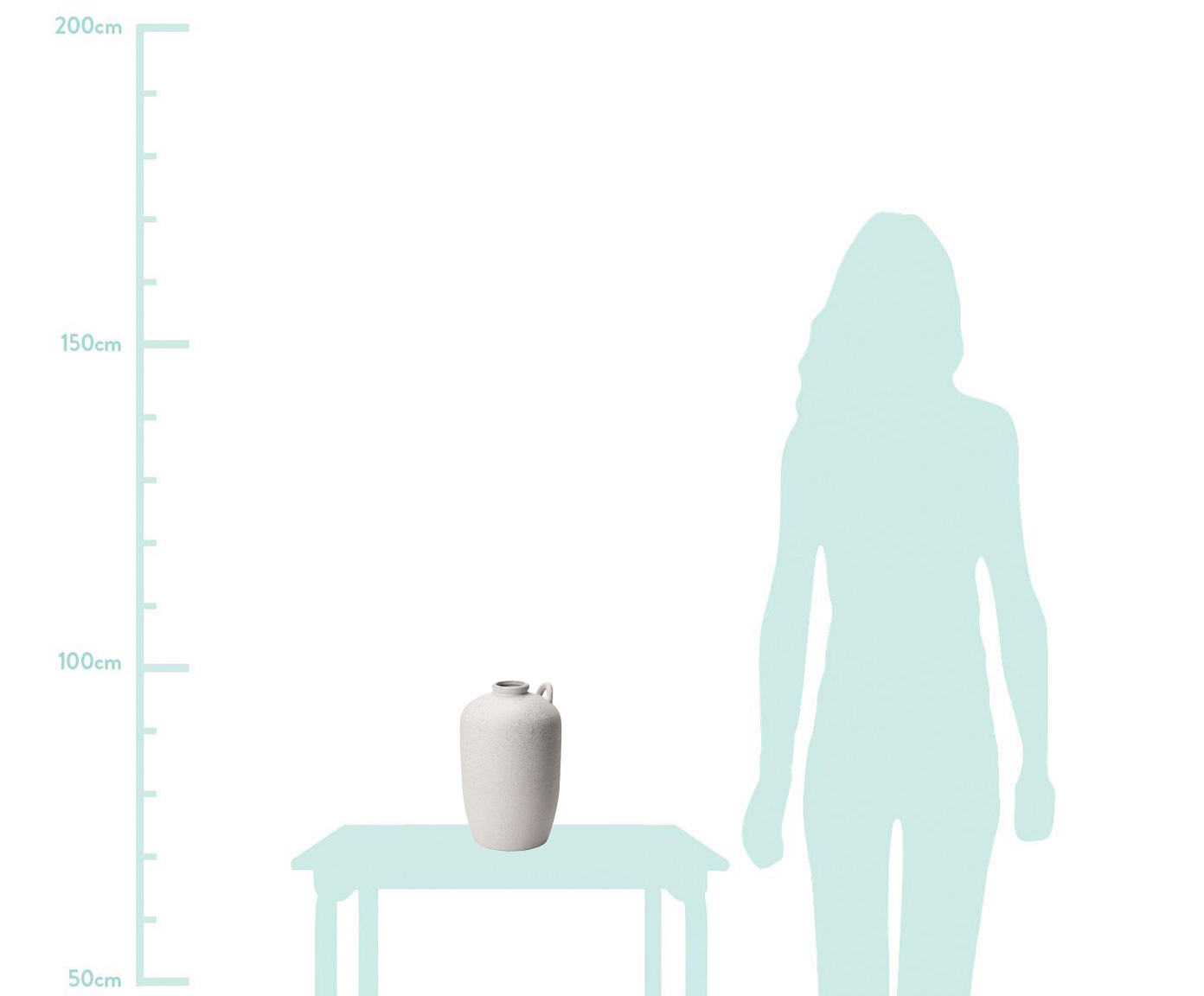 Vaso em Cer&acirc;mica Shir - Off White image number 1