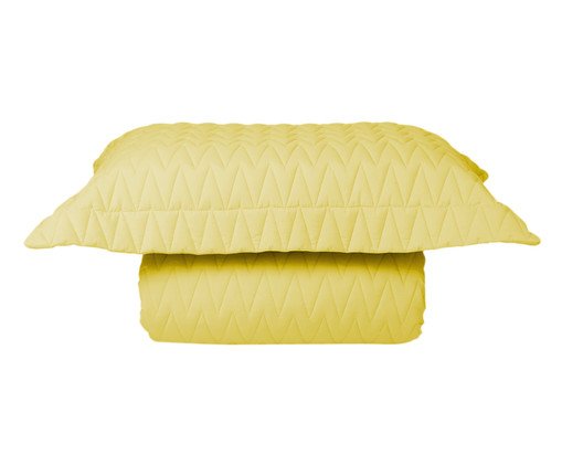 Jogo de Cobre-Leito Zig Amarelo 200 Fios image number 0