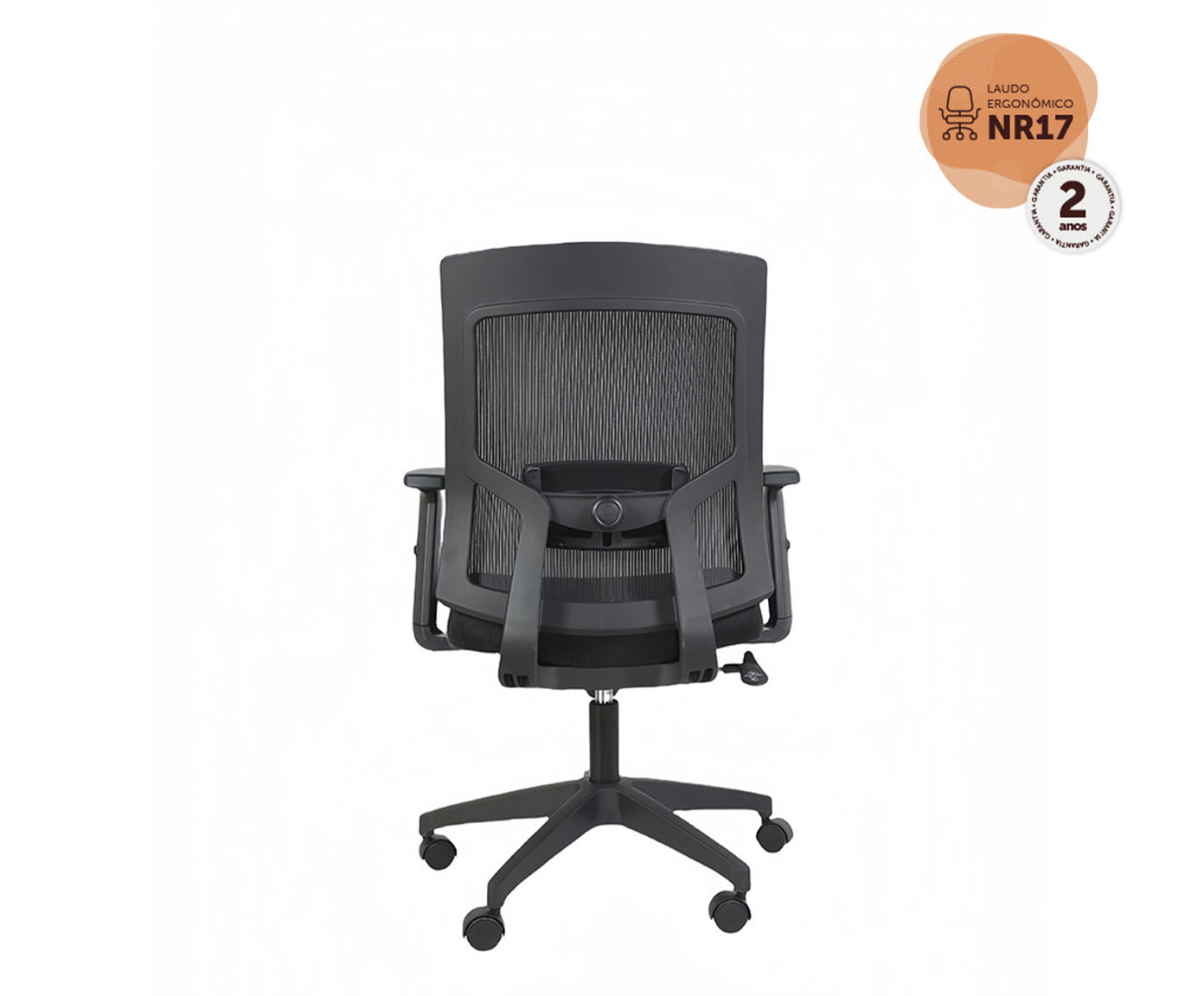 Cadeira Office Dakota Tela Mesh Preta image number 4