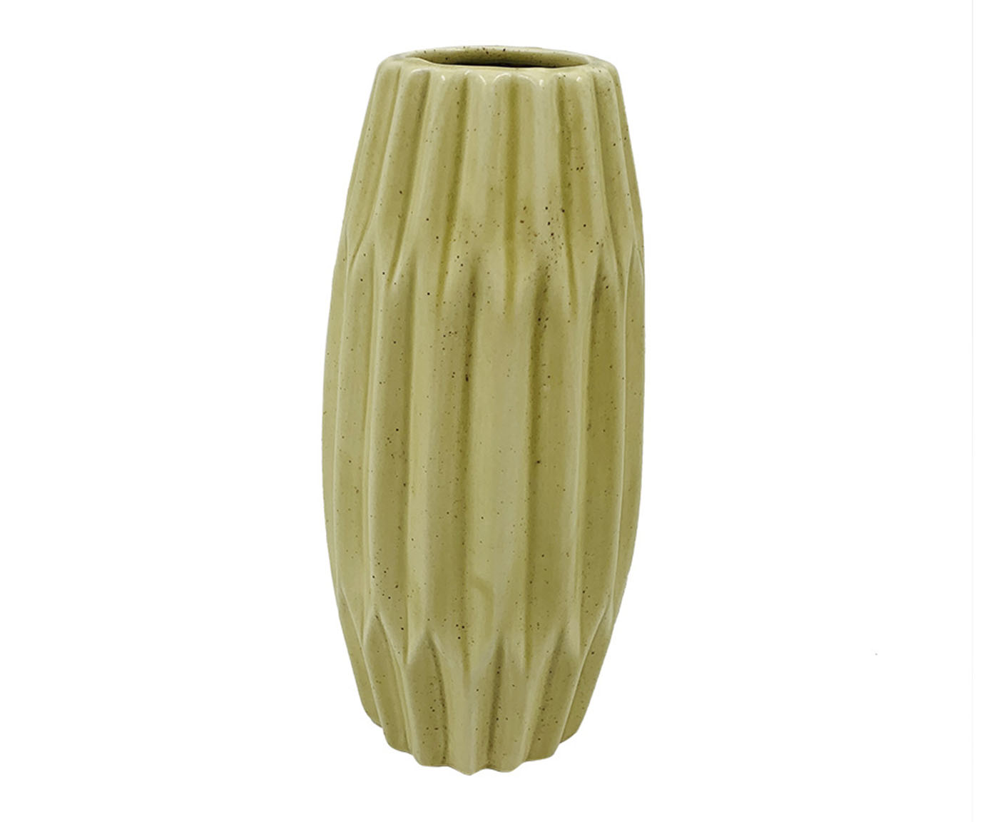 Vaso em Cer&acirc;mica Agafya Amarelo image number 0