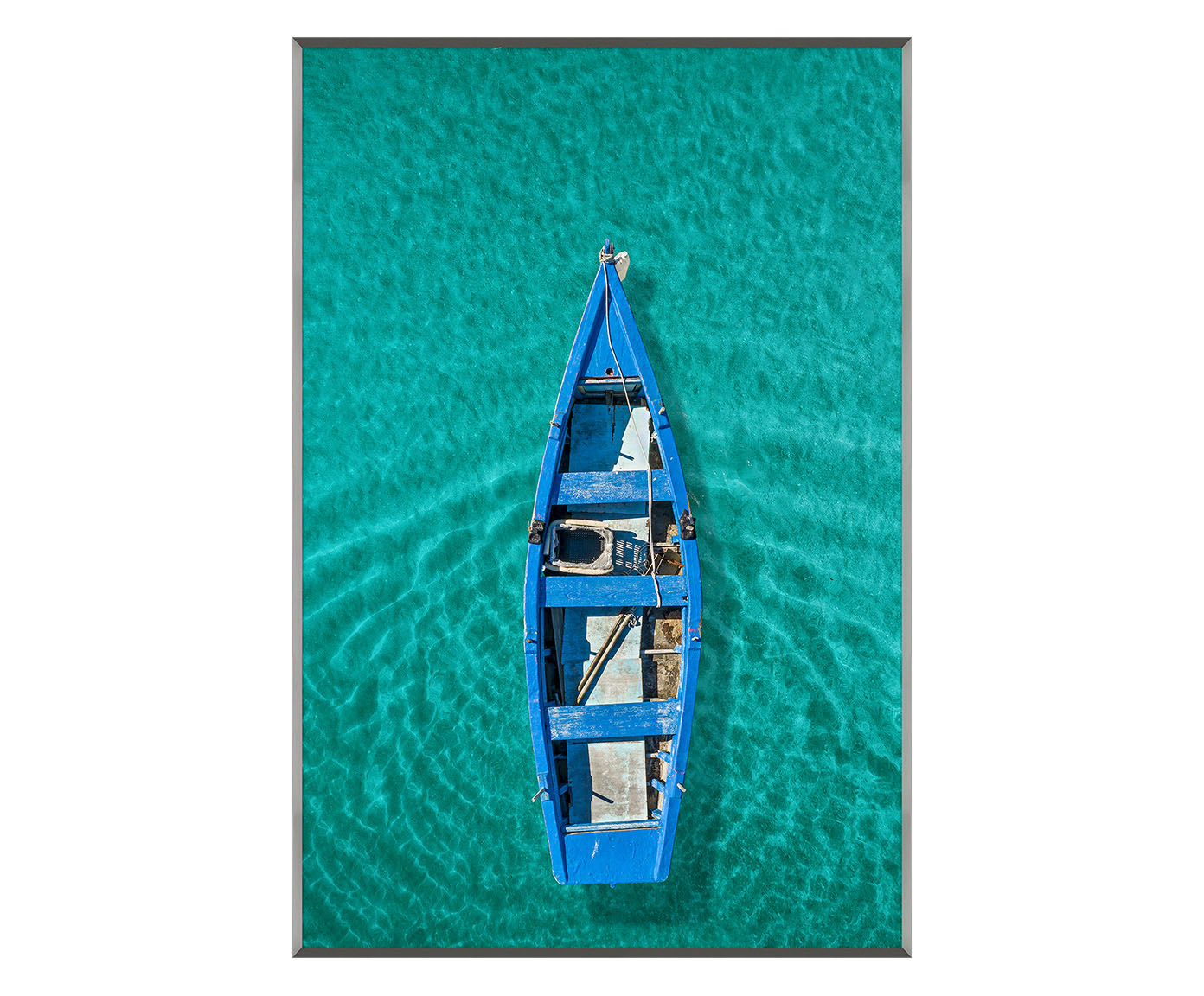 Quadro &Aacute;gua do Mar Canoa Azul - Reinaldo Giarola image number 0
