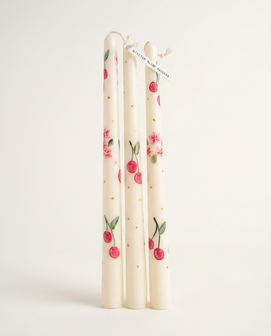 Velas para Casti&ccedil;al Summer Cherry - 3 pe&ccedil;as - image 0