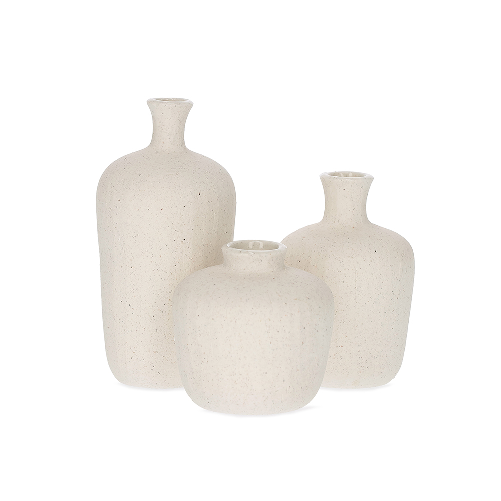 Jogo de Minivasos Coranteir Off White image number 1