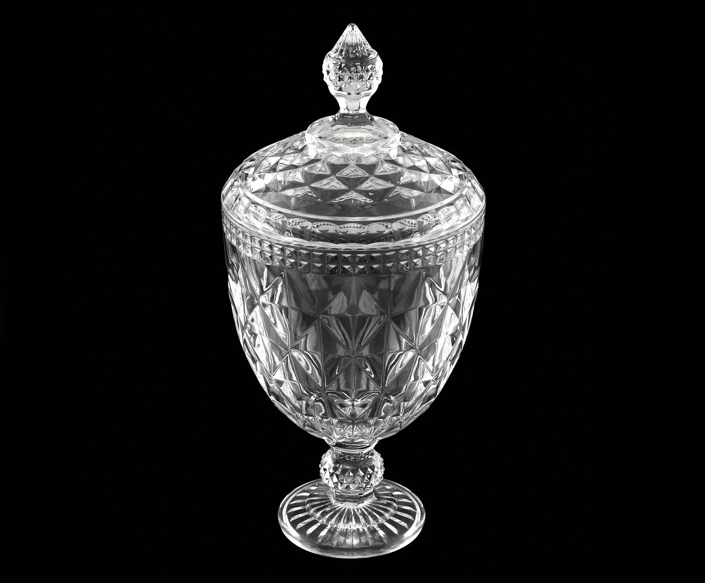 Bomboniere em Cristal Diamond Transparente image number 5