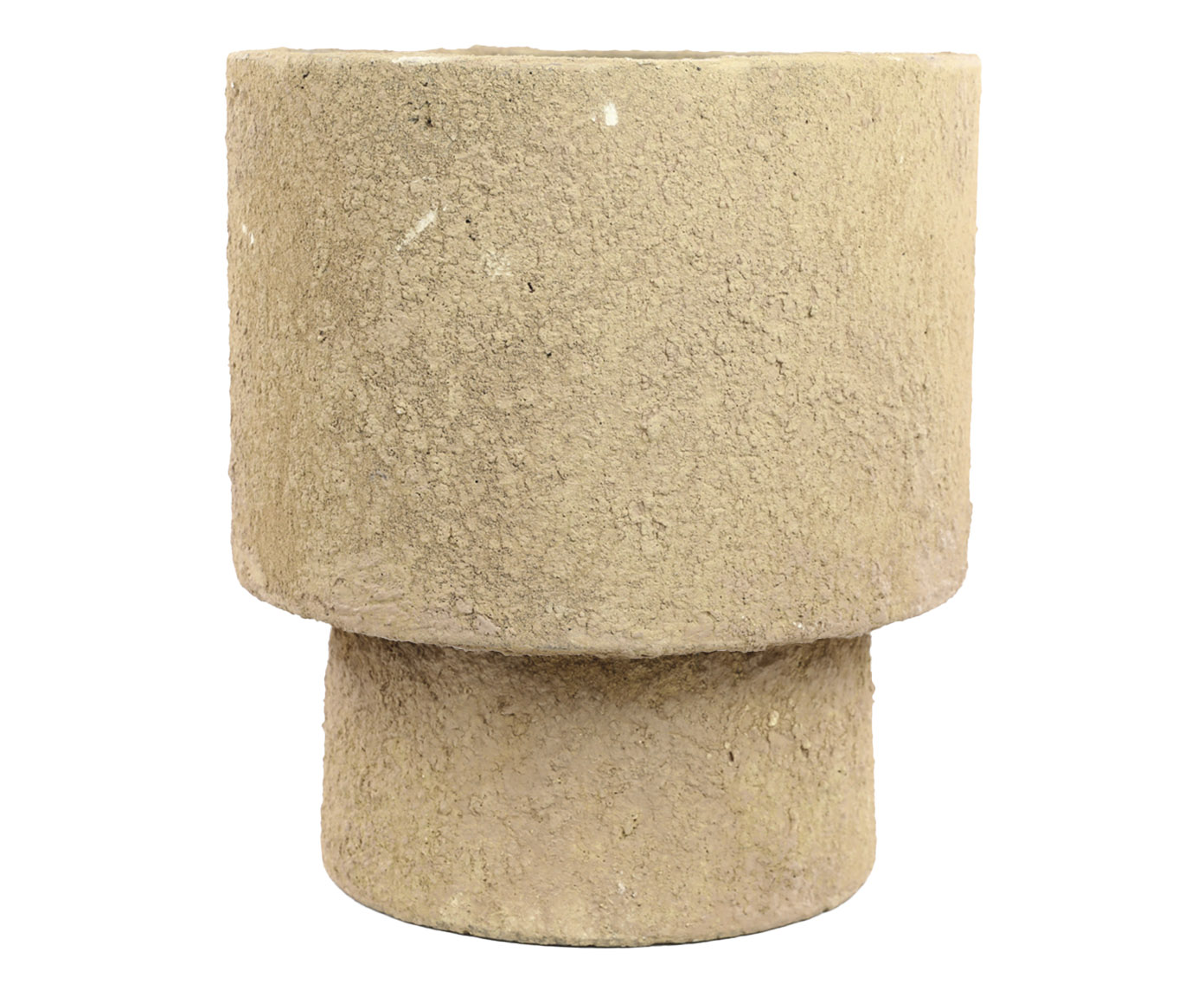 Cachepot Zen Bege M&eacute;dio - image 0