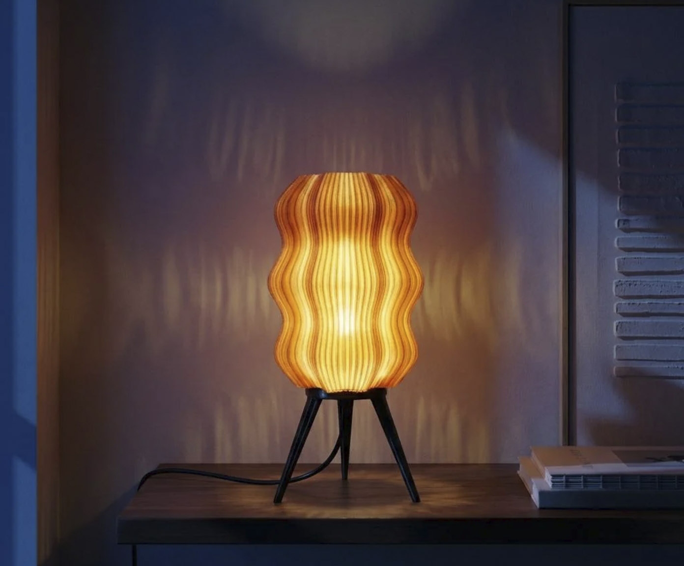 Lumin&aacute;ria Velvet Marrom image number 3