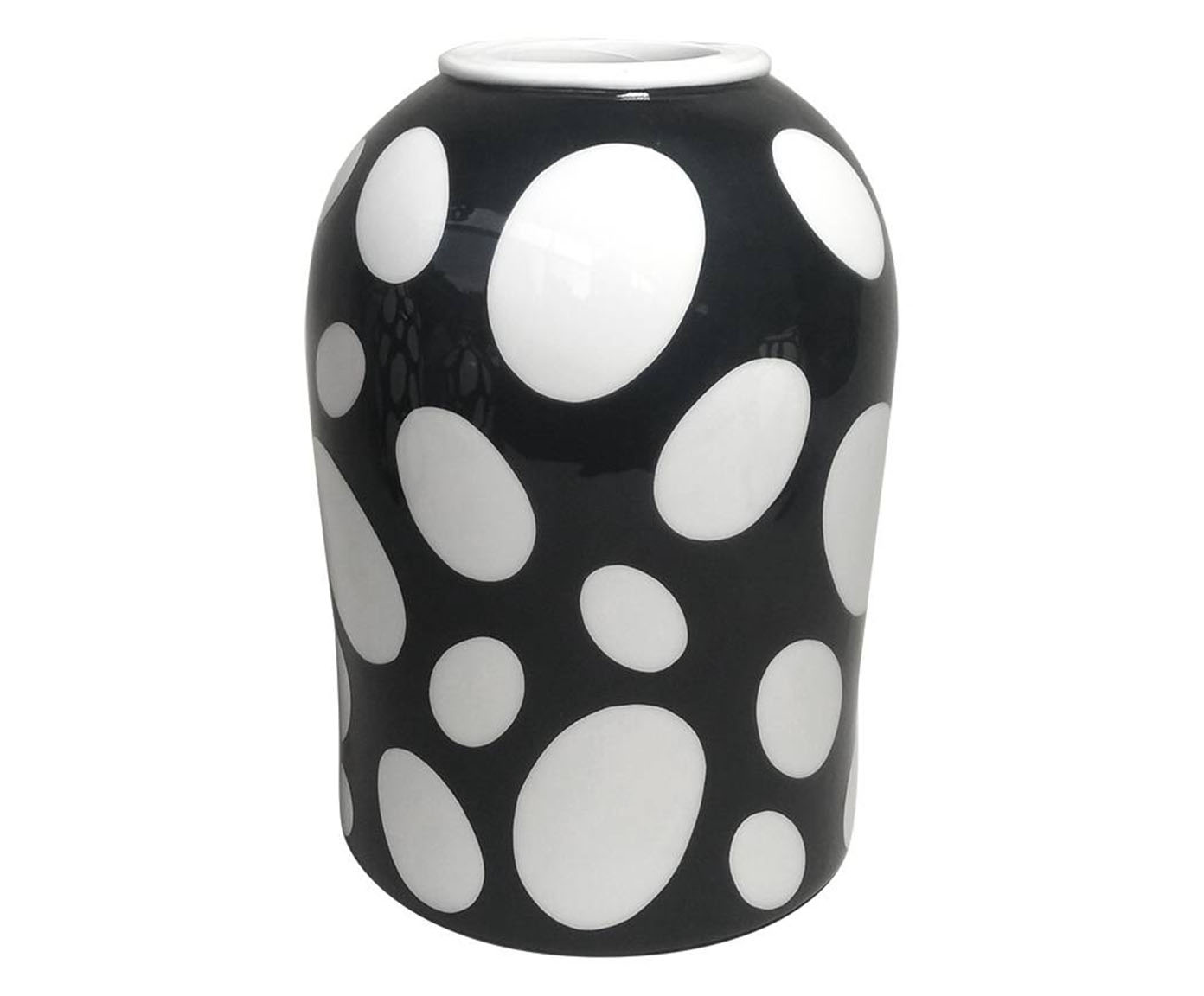 Vaso em Cer&acirc;mica In&ecirc;s II - Preto - image 0