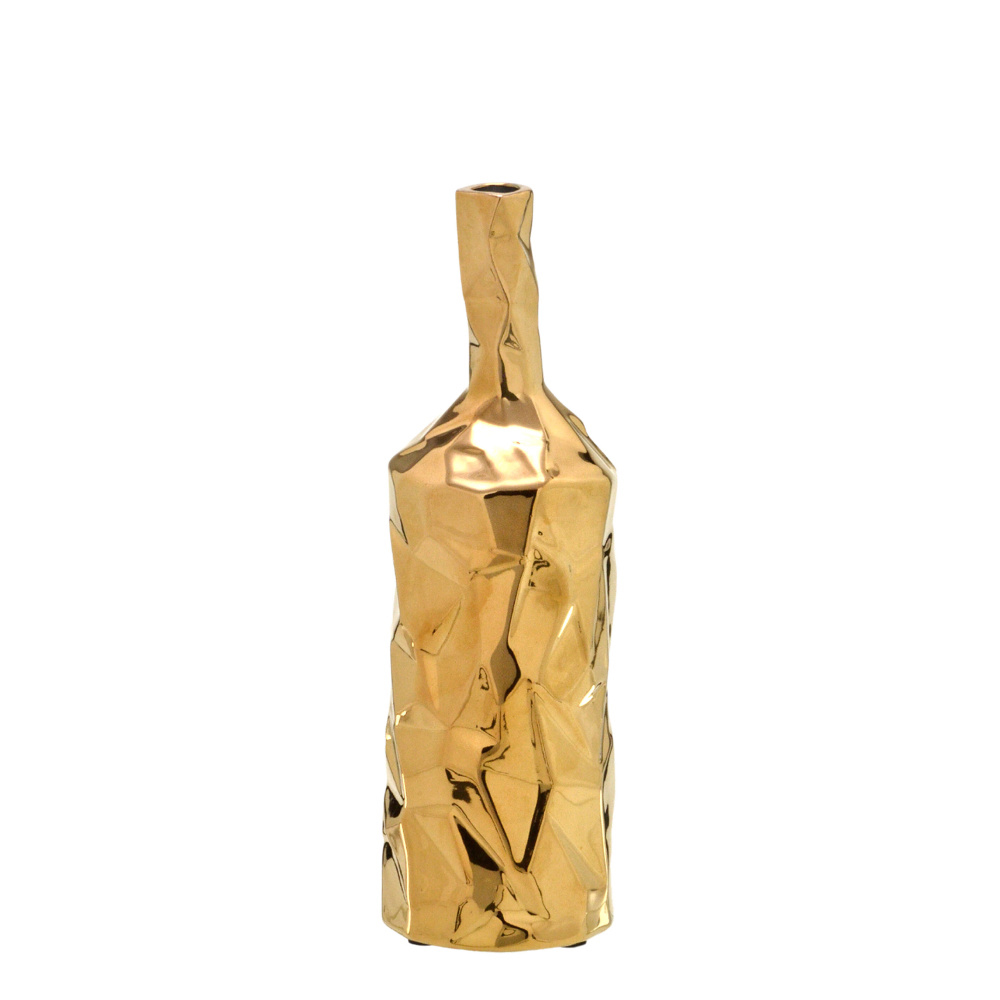 Vaso Decorativo Dourado - image 0