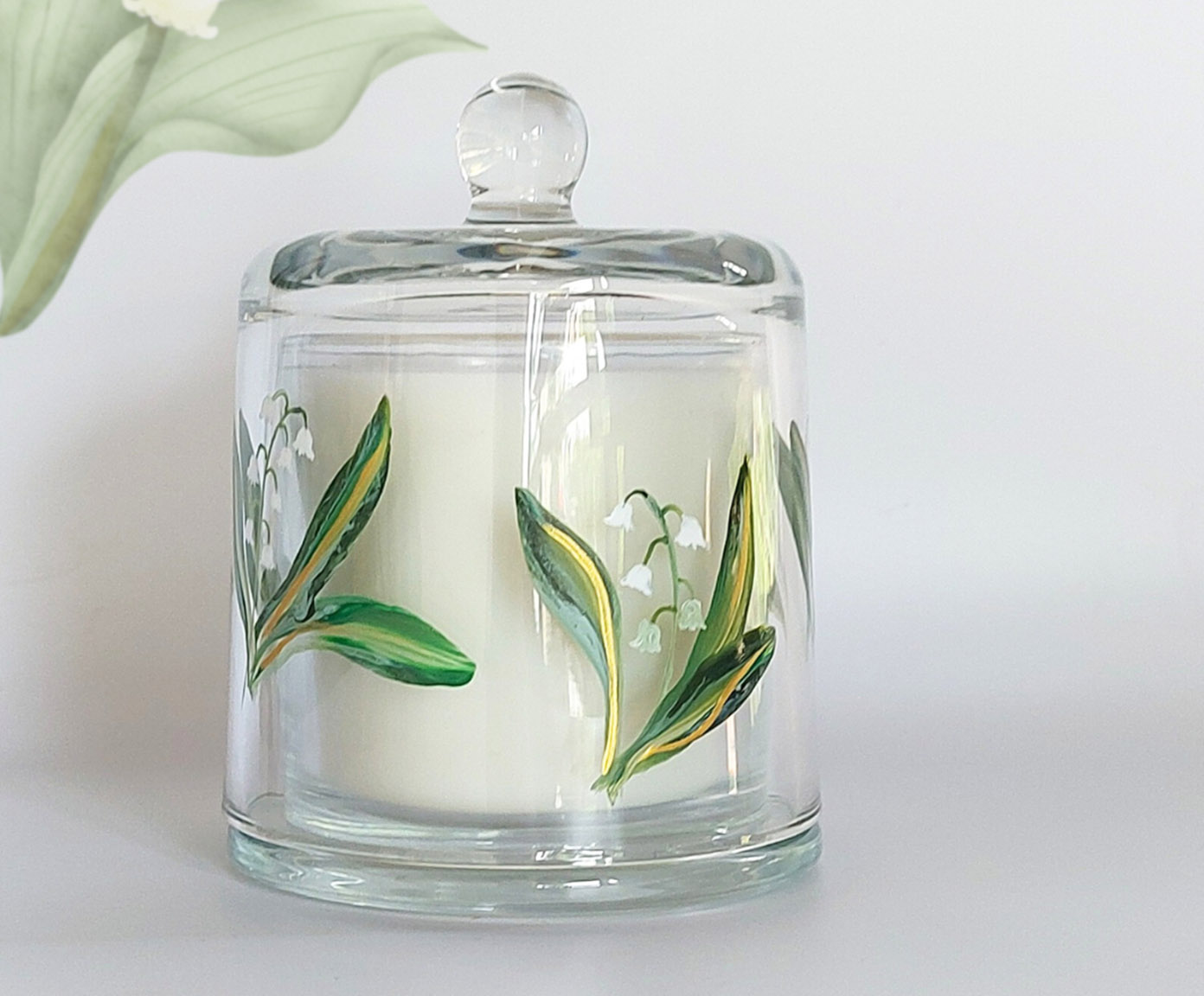 Vela Perfumada com Cloche Muguet - Lavanda - image 1