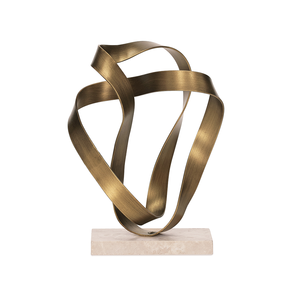 Escultura Couzinate Dourado - image 0