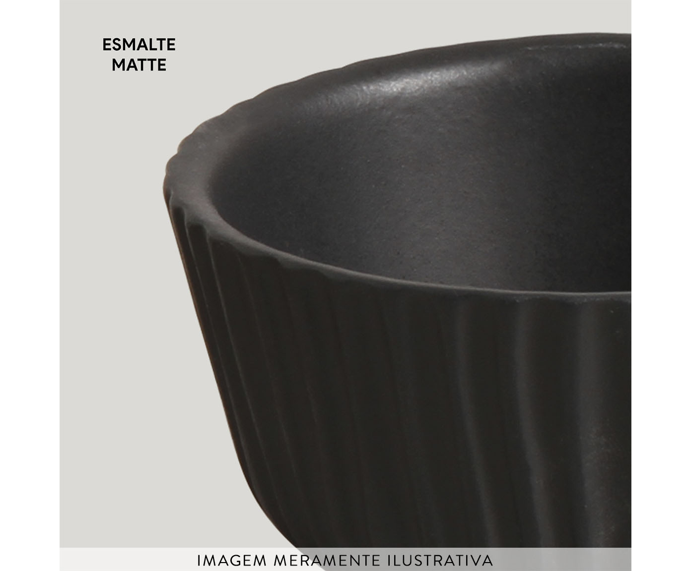 Jogo de Ramequins Linhas Preto Matte image number 4