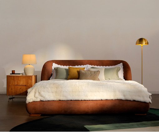 Cama Lumie Veludo Soft Cinza image number 14
