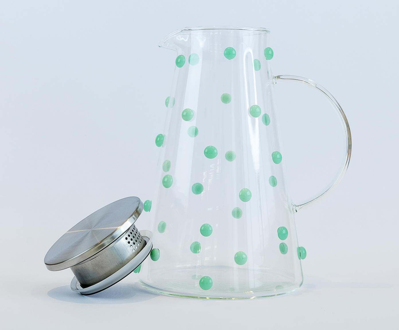 Jarra Boro Gemas com Tampa de Inox Tiffany - image 1